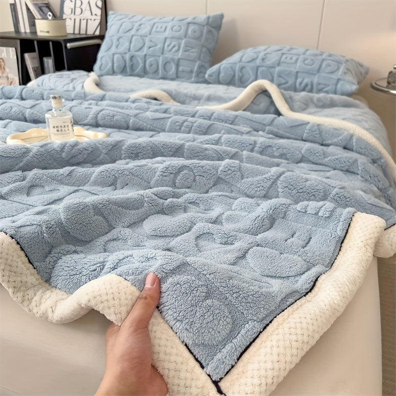 DouceurCâline - Couverture en fleece douce et chaleureuse pour toutes saisons - Rynova