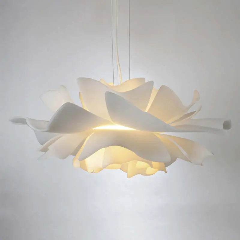 Fleuria - Applique Murale Moderne en Métal Blanc en Forme de Fleur - Rynova
