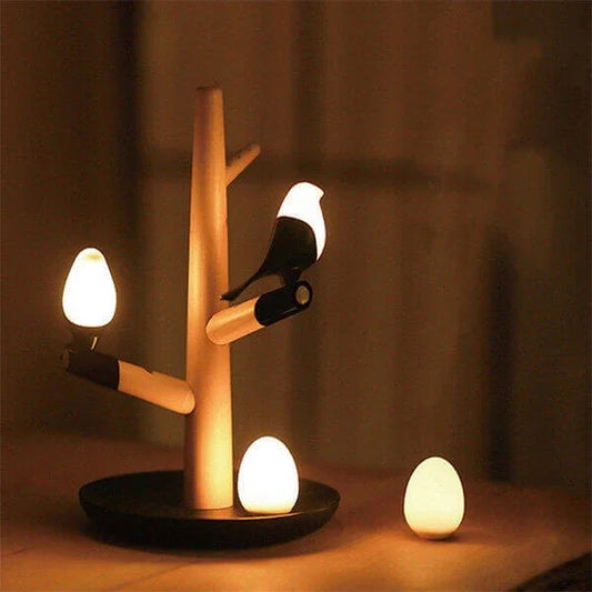 BoisSerein - Lampe de table sensorielle avec capteur de mouvement - Rynova