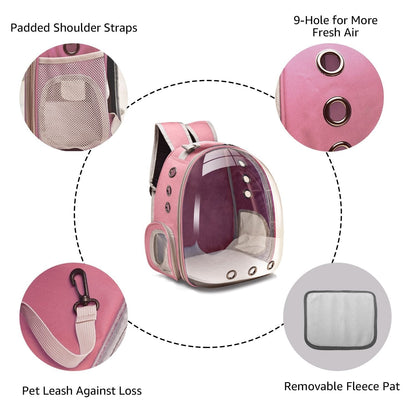 CosmoPaws – Sac à Dos Capsule Spécial Chat Respirant - Rynova