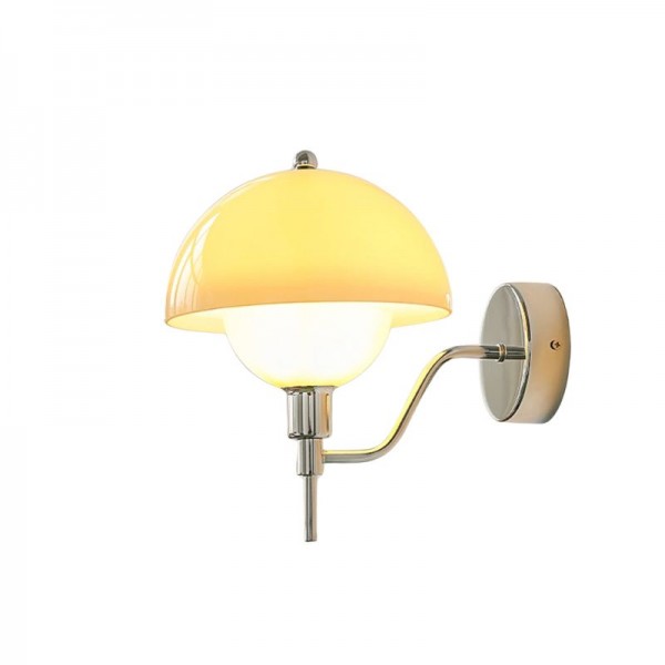 Lampe Murale Lumière de Champignon Crème – Élégance Enchantée pour Votre Décor Intérieur - Rynova