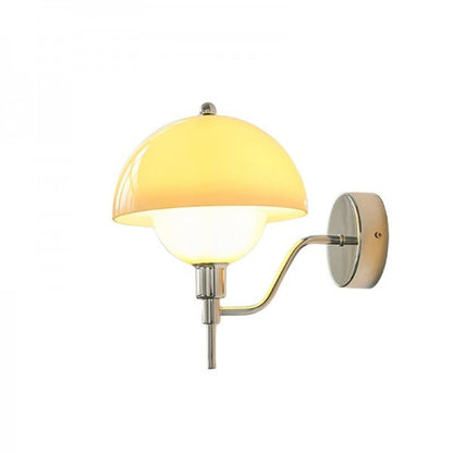Lampe Murale Lumière de Champignon Crème – Élégance Enchantée pour Votre Décor Intérieur - Rynova
