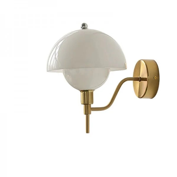 Lampe Murale Lumière de Champignon Crème – Élégance Enchantée pour Votre Décor Intérieur - Rynova