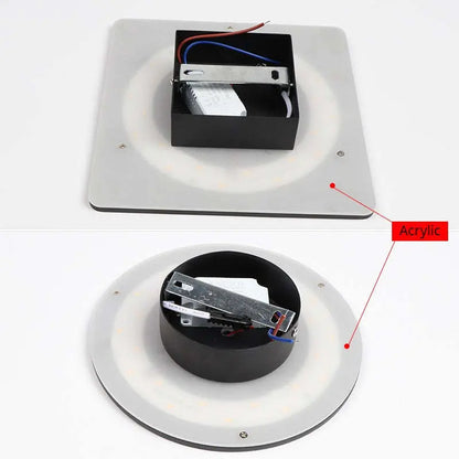 OrrLuxe - Lampe Murale LED Moderne en Métal Noir - Rynova