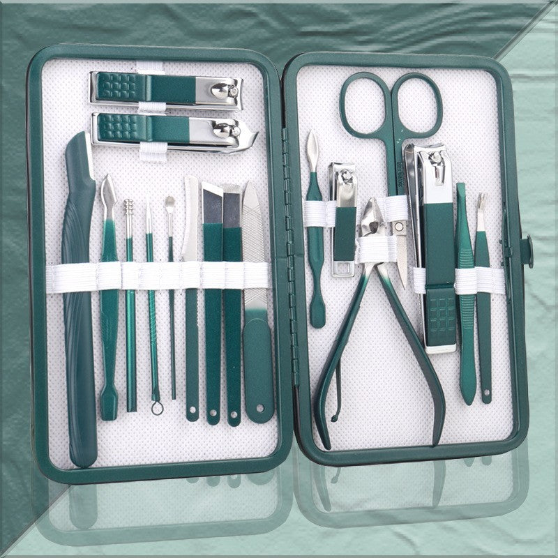 PerfectManucure - Coffret d'Outils de Pédicure et Manucure en Acier Inoxydable - Rynova