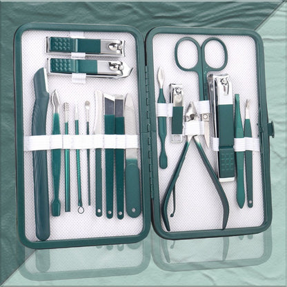 PerfectManucure - Coffret d'Outils de Pédicure et Manucure en Acier Inoxydable - Rynova