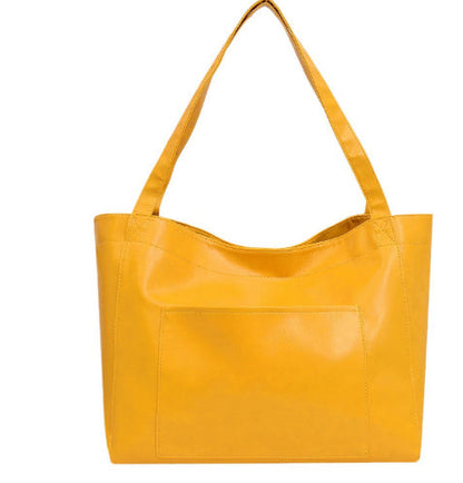 Lunaria - Sac à provisions en PU pour femmes, grand modèle rétro - Rynova
