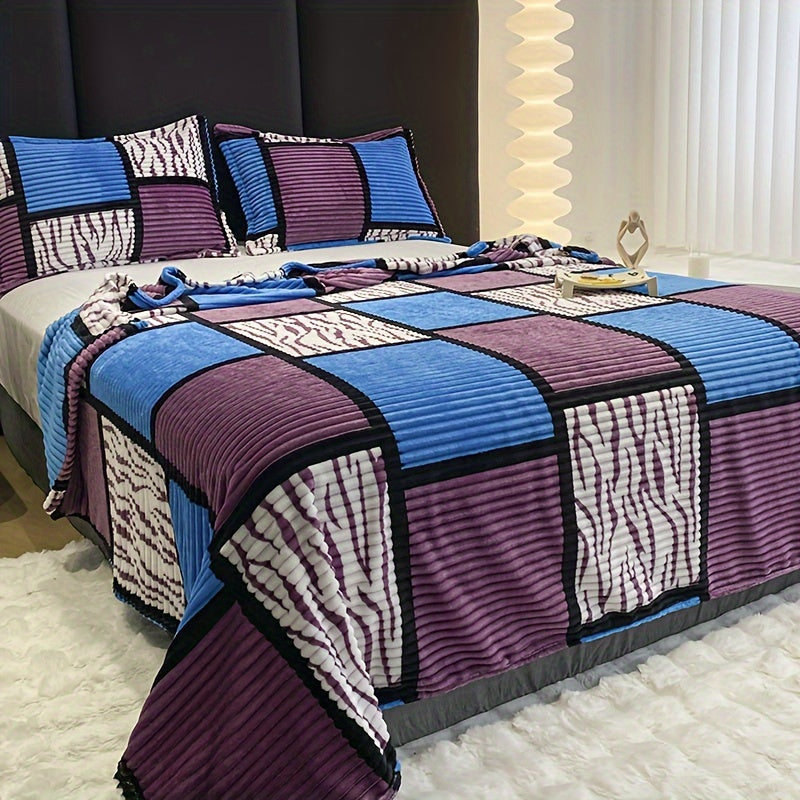 CocoonChic - Couverture en flanelle douce et polyvalente pour toutes saisons - Rynova