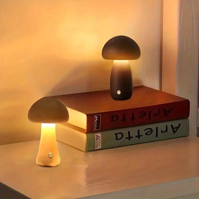 LuminaFungi - Lampe de Table Style Champignon Élégante - Rynova