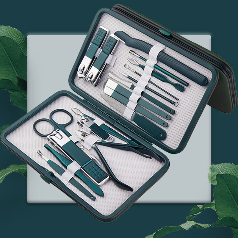 PerfectManucure - Coffret d'Outils de Pédicure et Manucure en Acier Inoxydable - Rynova