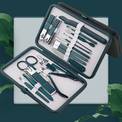 PerfectManucure - Coffret d'Outils de Pédicure et Manucure en Acier Inoxydable - Rynova