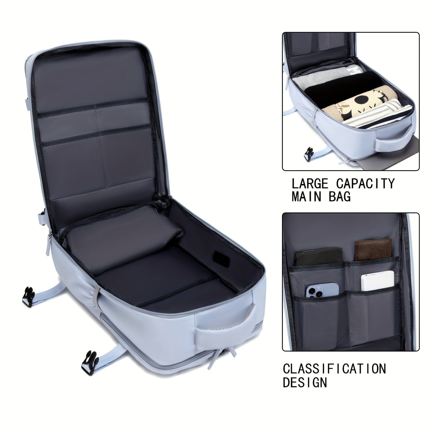 VoyageMax – Sac à Dos Grande Capacité avec Compartiment à Chaussures - Rynova