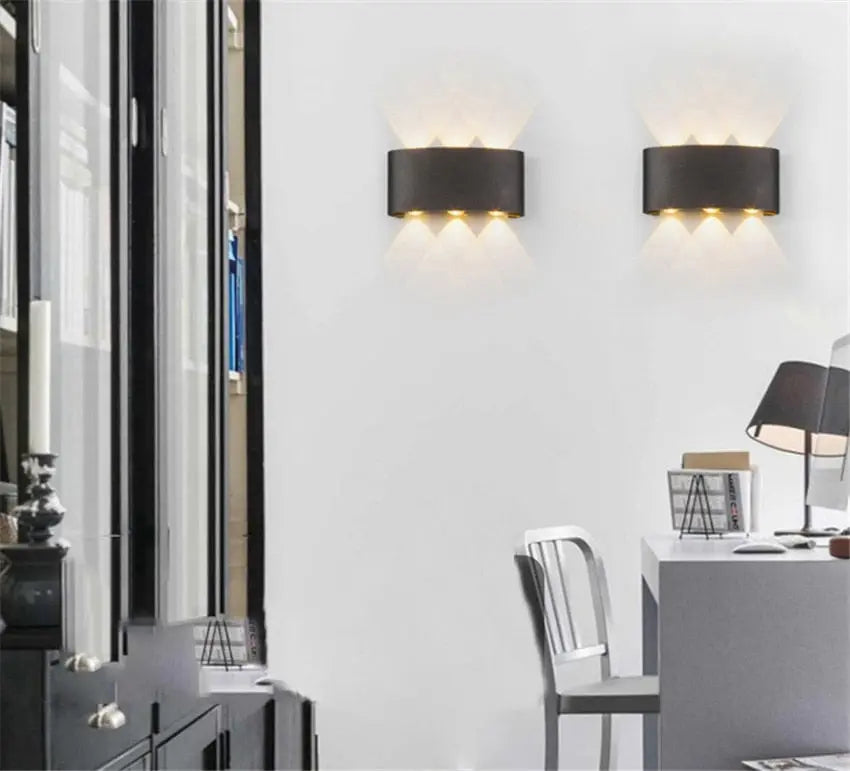 LumiFlex - Lampe Murale LED Moderne Étanche pour Intérieur et Extérieur - Rynova