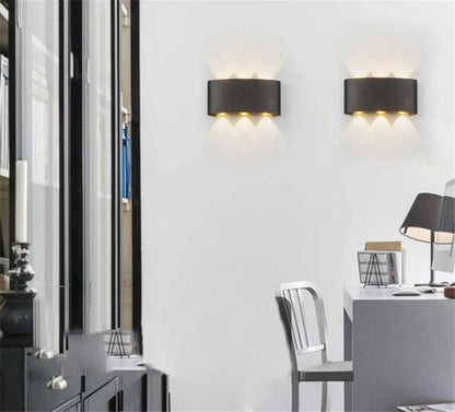 LumiFlex - Lampe Murale LED Moderne Étanche pour Intérieur et Extérieur - Rynova