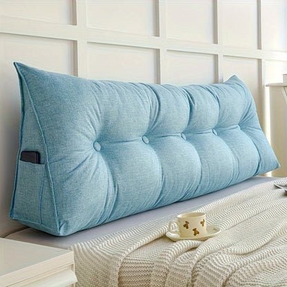 ConfortÉlite – Coussin triangulaire en lin premium - Rynova