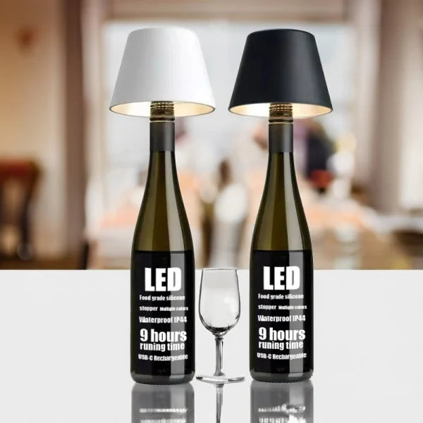 VinLumi – Lampe à vin rechargeable moderne - Rynova