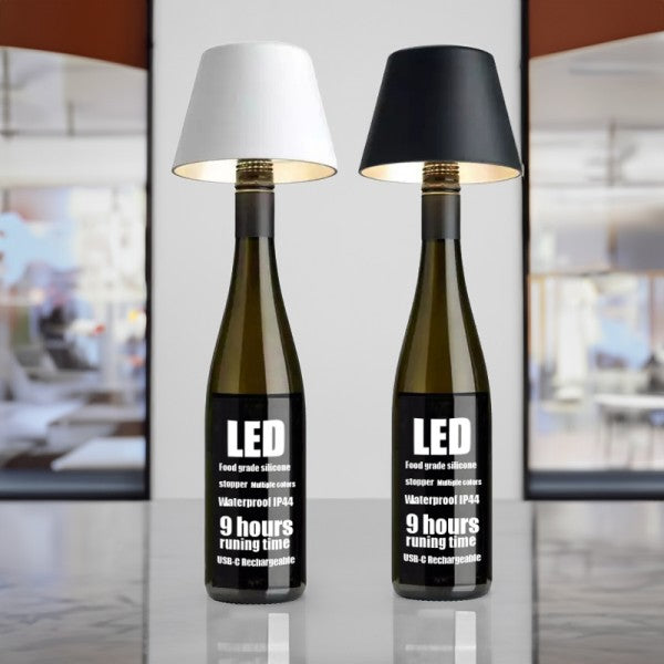 VinLumi – Lampe à vin rechargeable moderne - Rynova