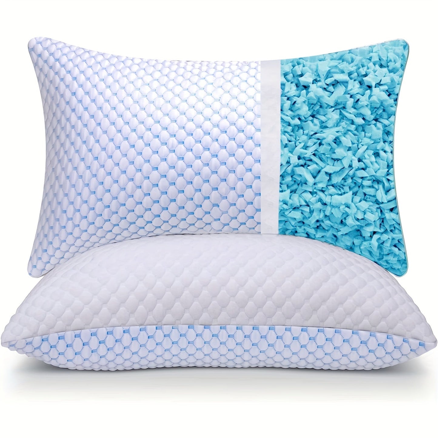 FraisCoussin - Coussin en Mousse Rafraîchissant avec Housse en Bambou Lavable - Rynova