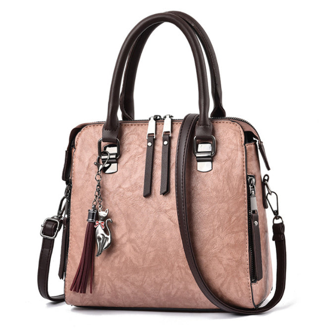 Luxe Chic - Sac à main en cuir souple pour femmes, grand modèle - Rynova