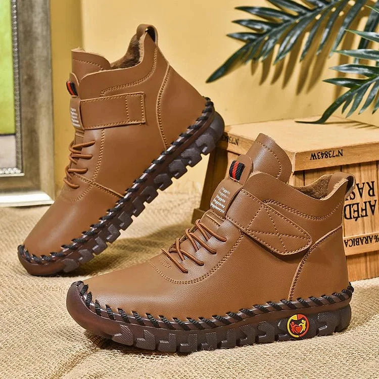 Élégance Céleste - Bottes orthopédiques en cuir pour confort et style - Rynova