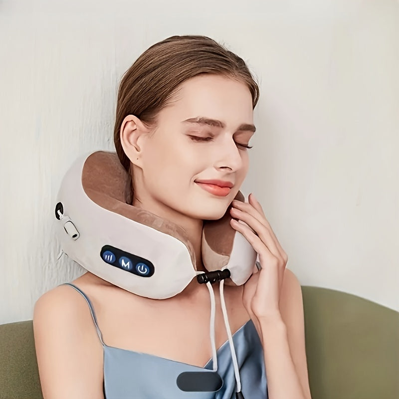 RelaxZen - Coussin de Soutien Cervical en Forme de U, Alliant Confort et Relaxation - Rynova