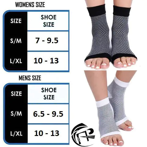 ProRelief - Chaussettes compressives pour les pieds et les chevilles - Rynova