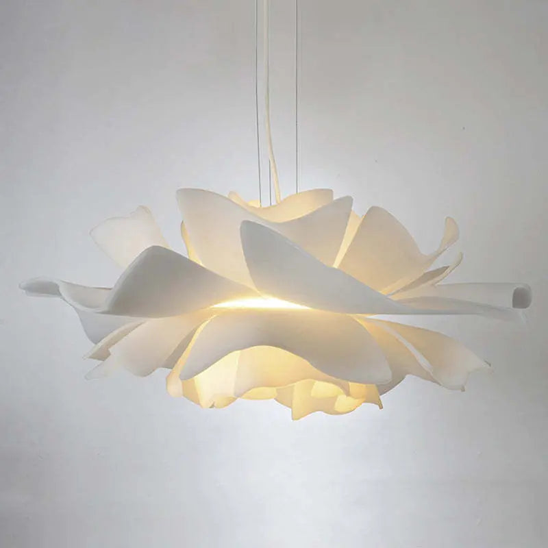 Fleuria - Applique Murale Moderne en Métal Blanc en Forme de Fleur - Rynova