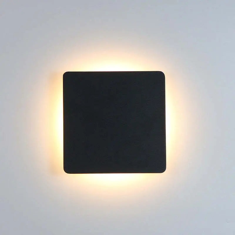 OrrLuxe - Lampe Murale LED Moderne en Métal Noir - Rynova