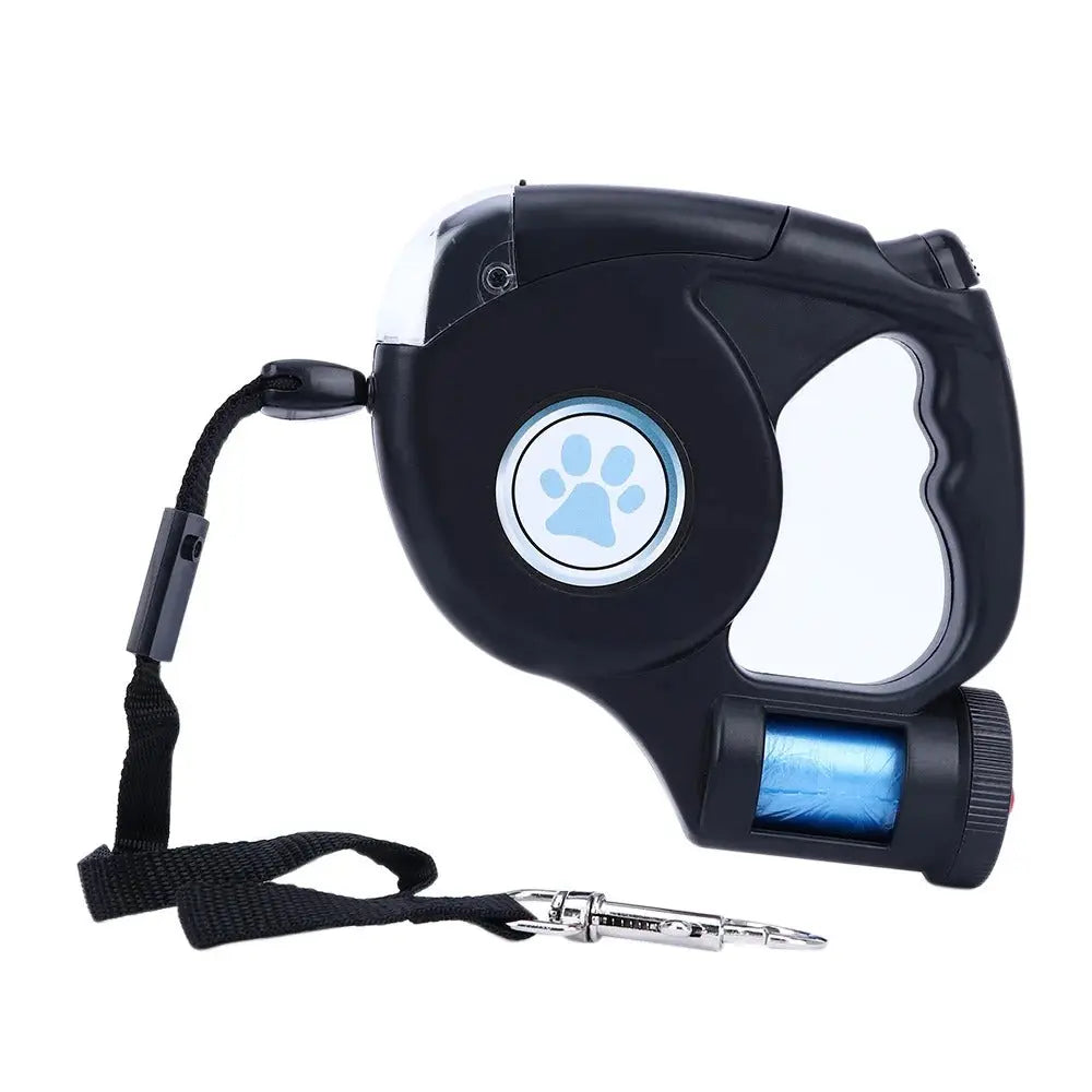 ÉclairaPaw - Laisse LED Rétractable pour Promenades Sécurisées - Rynova
