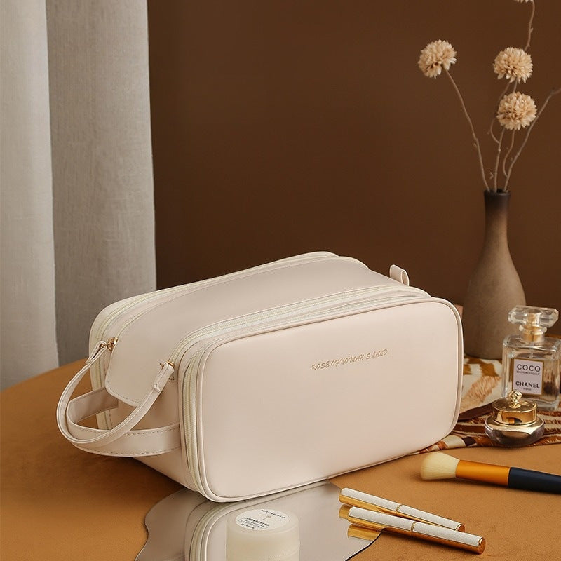 Baglia Cosmétique - Trousse de Maquillage Design à 3 Couches avec Fermeture Éclair Double et Grande Capacité - Rynova