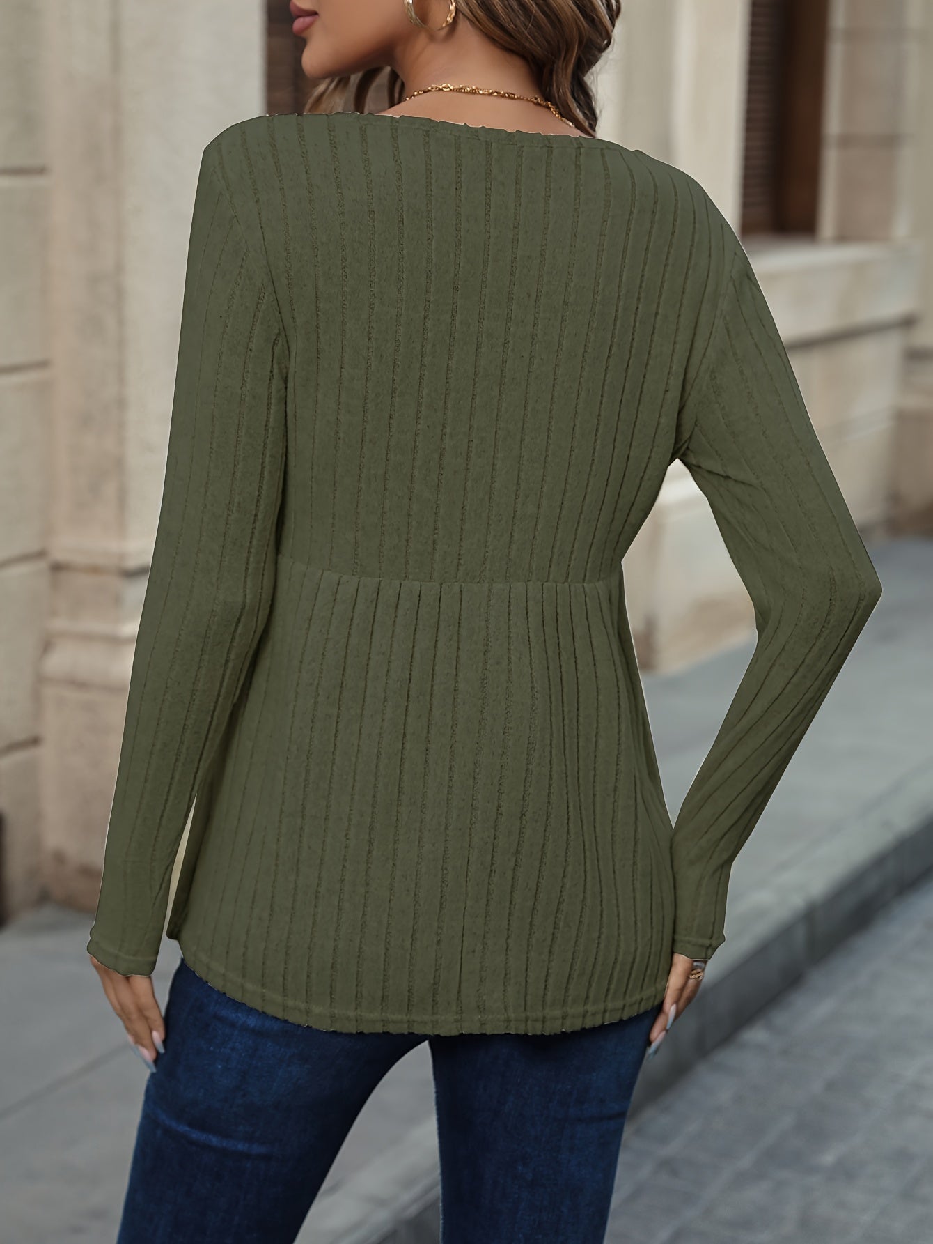 ÉléganceRib – Pull Côtelé Chic et Confortable - Rynova