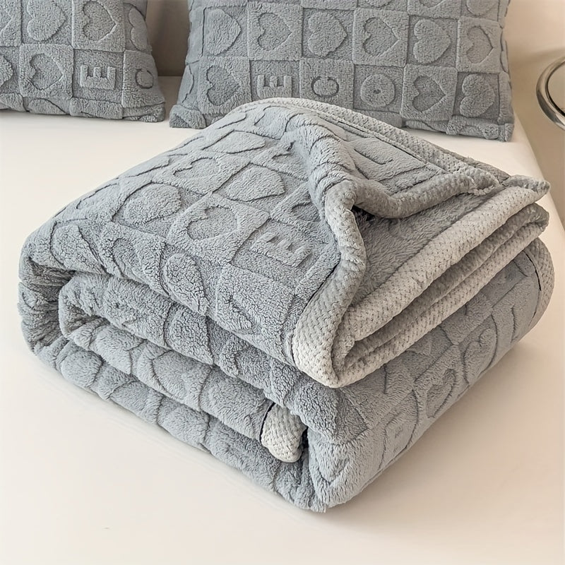 DouceurCâline - Couverture en fleece douce et chaleureuse pour toutes saisons - Rynova