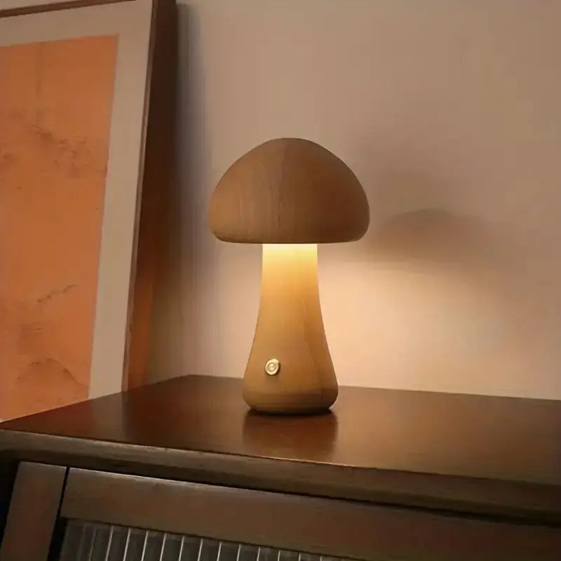 LuminaFungi - Lampe de Table Style Champignon Élégante - Rynova