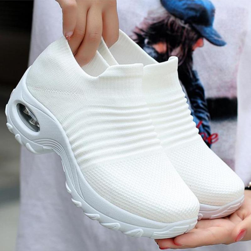 Soleil Élégant – Baskets Slip-On Confortables - Rynova