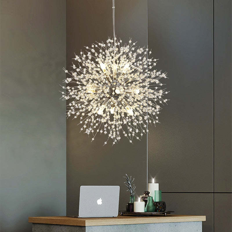 LunaBrillante - Suspension LED Design Métal Blanc & Doré pour une Ambiance Raffinée - Rynova