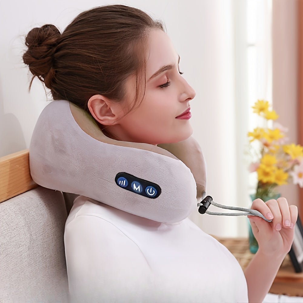 RelaxZen - Coussin de Soutien Cervical en Forme de U, Alliant Confort et Relaxation - Rynova