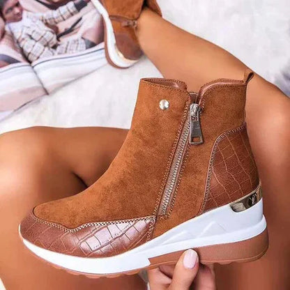 ChicConfort - Bottines orthopédiques élégantes avec semelles Comfort+ - Rynova