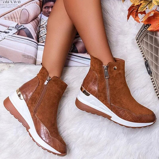 ChicConfort - Bottines orthopédiques élégantes avec semelles Comfort+ - Rynova