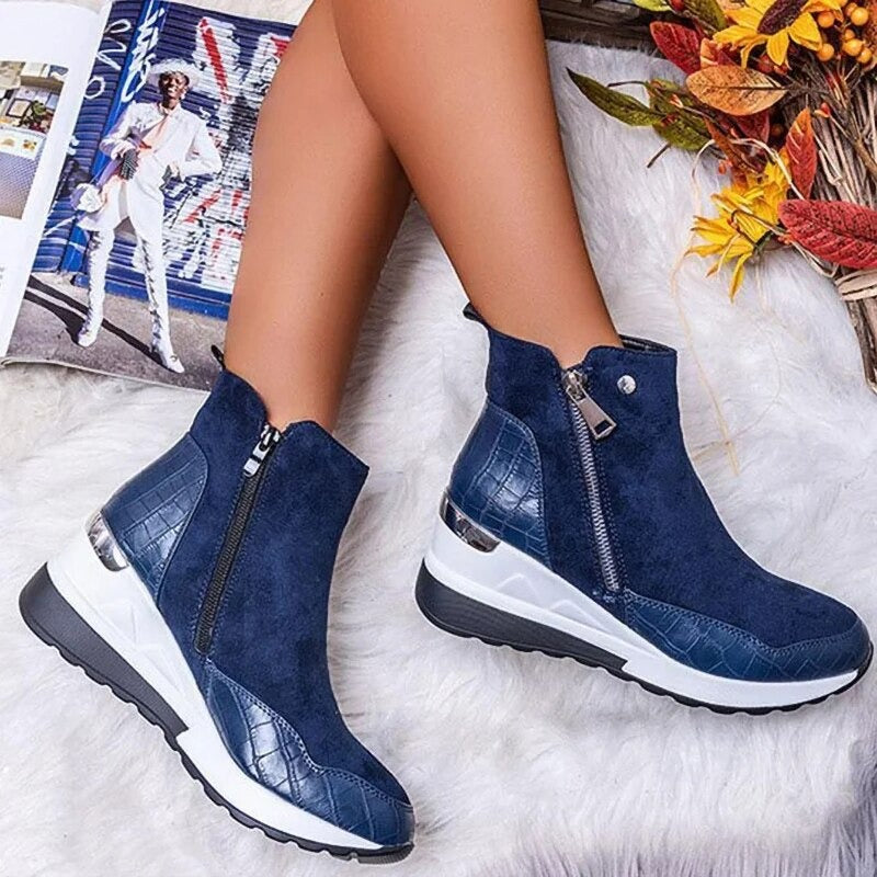 ChicConfort - Bottines orthopédiques élégantes avec semelles Comfort+ - Rynova