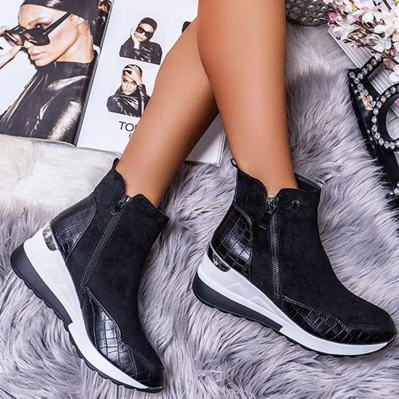 ChicConfort - Bottines orthopédiques élégantes avec semelles Comfort+ - Rynova