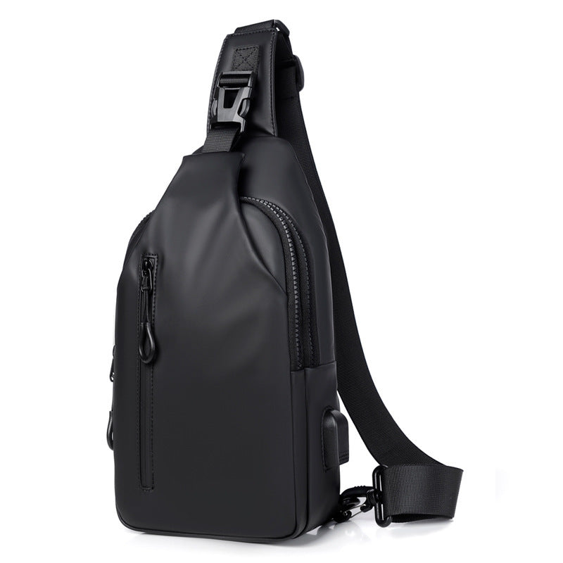 Voyageur - Sac à bandoulière noir pour homme, sac à dos pratique - Rynova