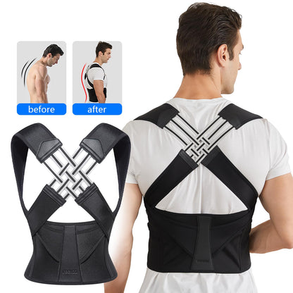 Posture Plus - Correcteur de Posture Entièrement Ajustable | Améliorez Votre Posture et Santé Dorsale - Rynova