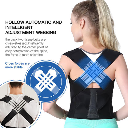 Posture Plus - Correcteur de Posture Entièrement Ajustable | Améliorez Votre Posture et Santé Dorsale - Rynova