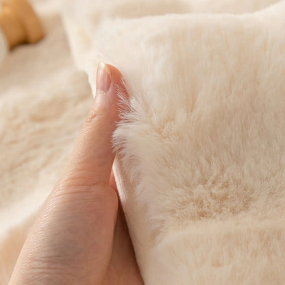 PlushComfort - housse de canapé en peluche ultra douce et fluffy, antidérapante - Rynova