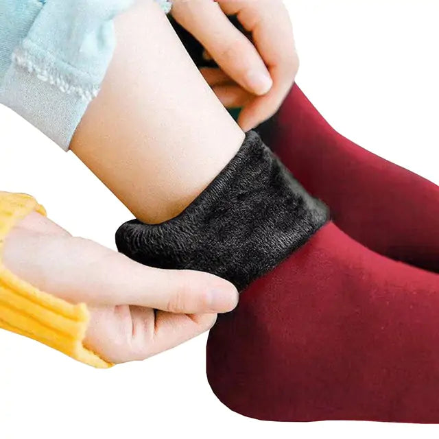 VeloursChaud - Chaussettes Thermiques de Luxe - Rynova
