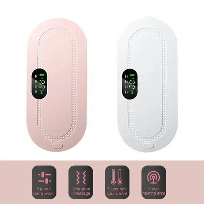 CalmiTherm - Coussin Chauffant Électrique et Masseur pour Soulager la Douleur Menstruelle - Rynova