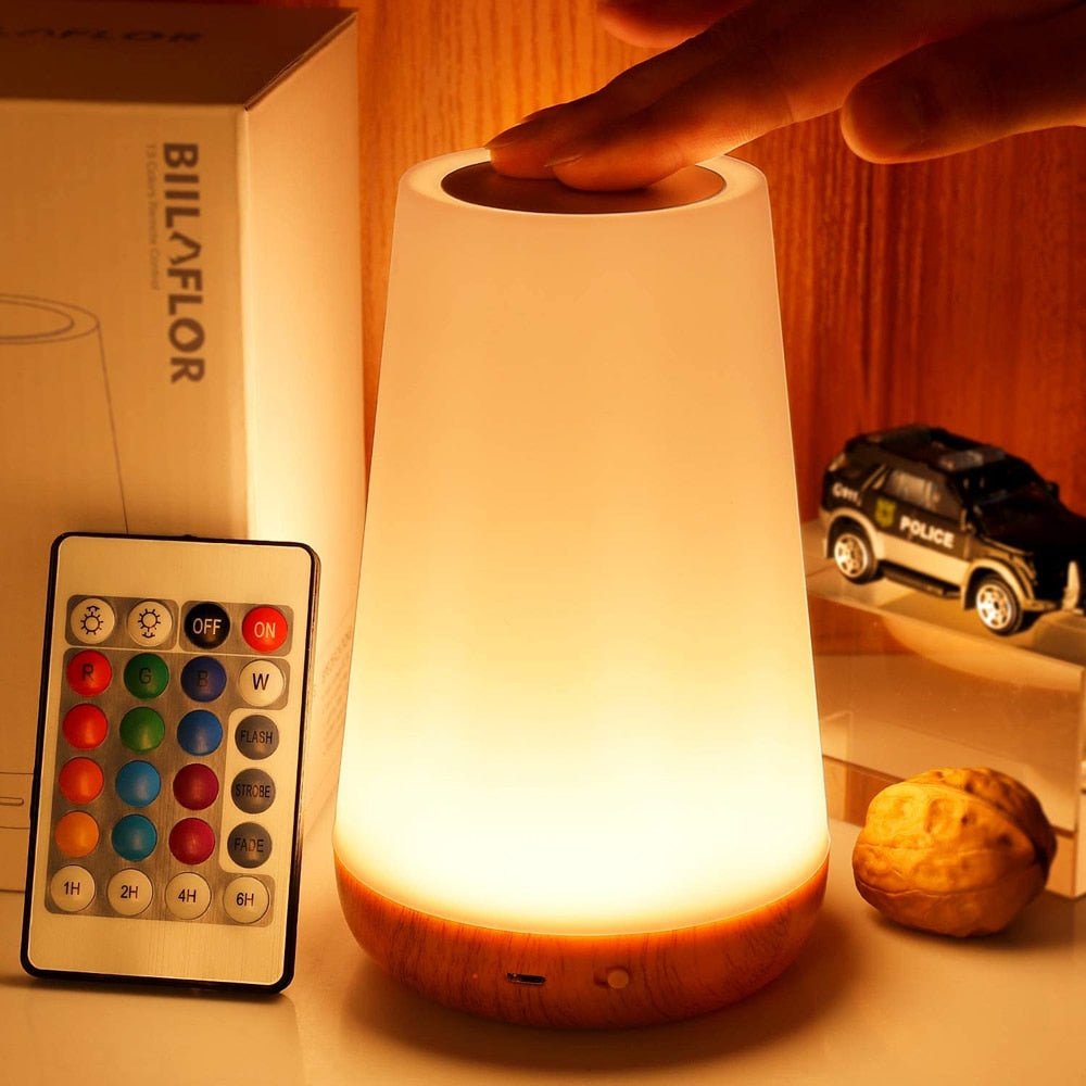 LumiHalina – Lampadaire Élégant avec Commande Tactile et Éclairage Personnalisable - Rynova
