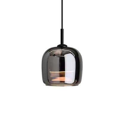 ÉclatNoir – Pendule Design en Verre Noir - Rynova