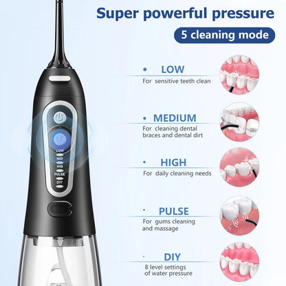 AquaSourire - Irrigateur Oral Rechargeable par USB - Rynova