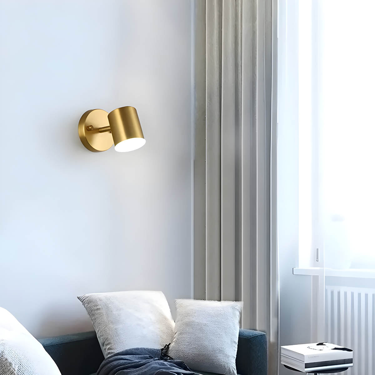 Lumières Murales Cuivrées LuxLight - Appliques LED Style Scandinave Moderne - Rynova